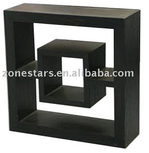 modern wooden wall shelf design