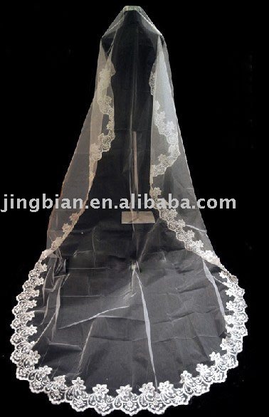 Popular Long Bridal Veil V110 