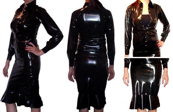 You might also be interested in latex short dress women latex sexy short 