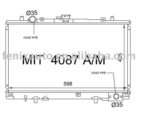 See larger image Auto radiator for 1999 L200 TRITON STORM