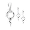 Fashion jewelry 925 imitation silver jewelry sets