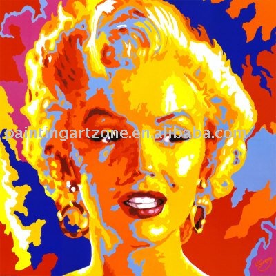 Celebrity   Paintings  on Pop Art Painting Of Marilyn Monroe Photo  Detailed About Pop Art