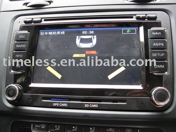Special car dvd player for VW Golf 6 with digital panel GPS DVBT TMC