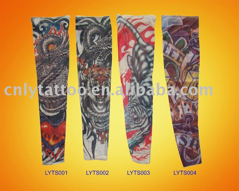 tattoo sleeve (RDTS 1-4 ). material 98% nylon and 8% anlun (spandex ).