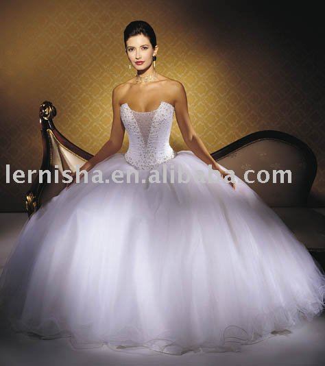 Big train tail bridal wedding dress LFS402