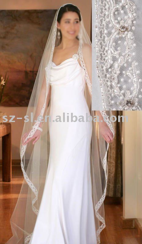 Long bridal veils SL60