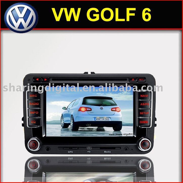 Volkswagen Golf Car. VW Golf MK6 2009 Car DVD