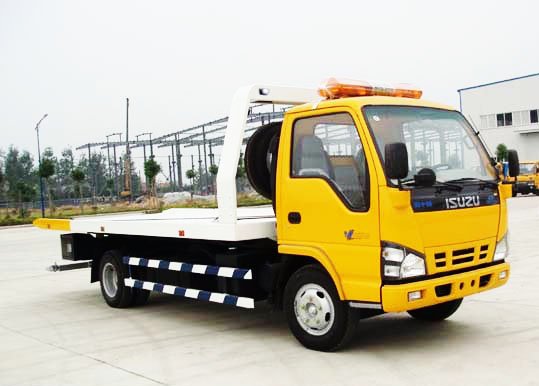 ISUZU Euro3 flat tow truckroad wreckertow truck