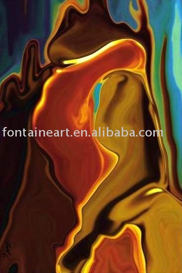 abstract paintings of love. Abstract Love Oil Painting