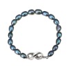 Inspirado diseñador 925 joyas pulsera de perlas NH010