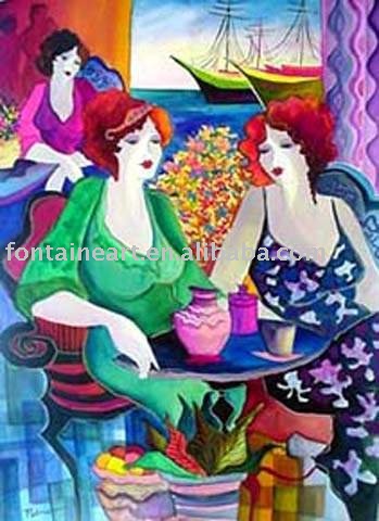 women abstract painting. Abstract Women Canvas oil