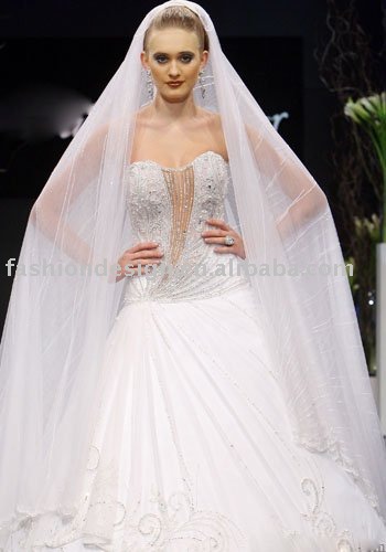 fashion arabic Slovakia Crystals bridal wedding dresses islamic wedding
