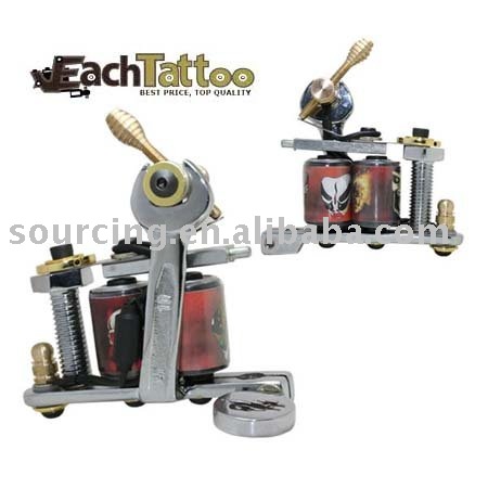 See larger image: Silver Carbon steel Cutting Tattoo Machine.