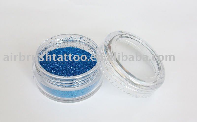 body glitter tattoo colors blue