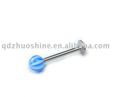 See larger image: lip piercing