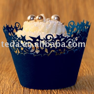 Lasercut Cupcake Wrappers Wedding Favors Party Favors