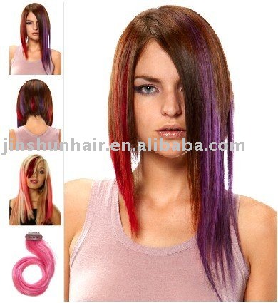 hair color extensions