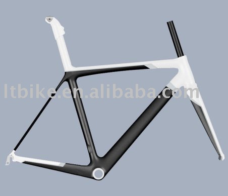 See larger image: Carbon road racing bicycle frame ( LTK006-ISP+FK006 )