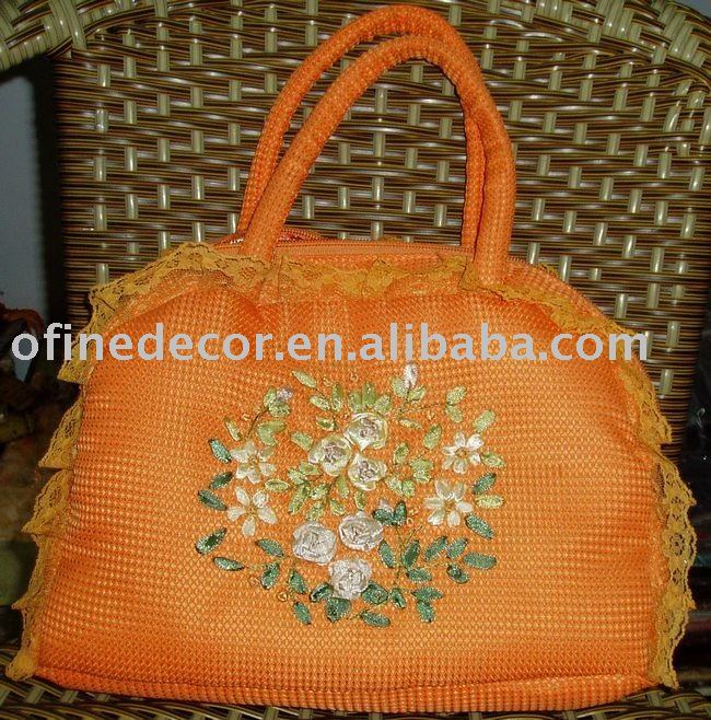 Embroidery Blank - Create Your Own Folding Purse Hook Handbag