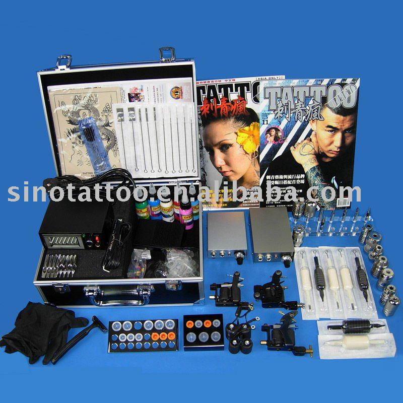 See larger image: Fashion Tattoo Kit, Tattoo machine Kit.