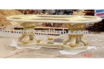 Furniture Italian Style on European Style Oval Shape Dining Table  Dining Furniture  Wooden Hand