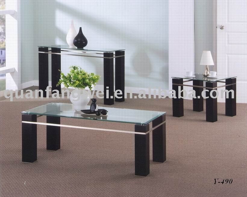 glass side table. Y-490 modern glass side table