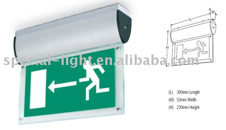 emergency exit sign. LED Emergency Exit Sign