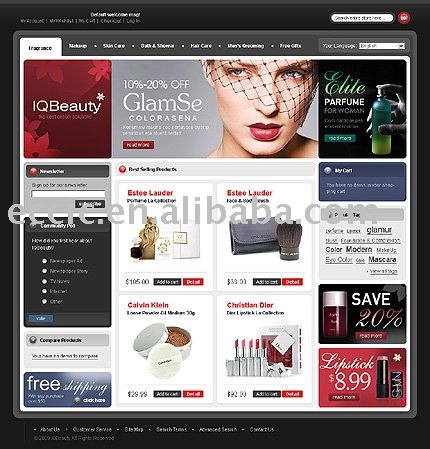 cosmetic website in Luxembourg