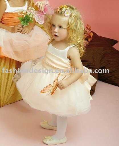 RG019 Fashion hot little children wedding dress Flower girl dresses