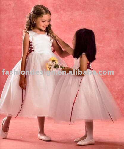 RG037 Fashion little children wedding dress Flower girl dresses