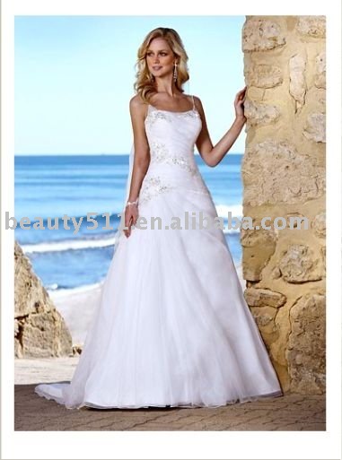 Topsell beautiful embroidery diamond white wedding gown wdx139