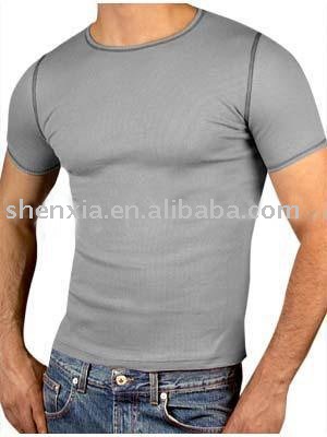 Men's tight fit bamboo charcoal tshirtEcofriendly tshirt