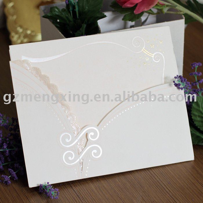 handmade wedding cards high quality afforadable price creative design 