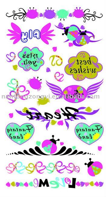 See larger image: beautiful scenery tattoo sticker. Add to My Favorites