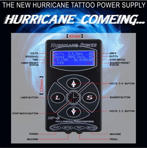 See larger image new model tattoo power supply
