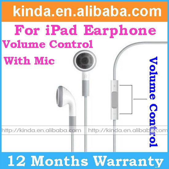 Earphones For Ipad. See larger image: For Apple iPad Earphones with Remote and Mic Volume Control. Add to My Favorites. Add to My Favorites. Add Product to Favorites