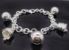 accesorios de la joyería, la campana encanto pulsera de plata 113