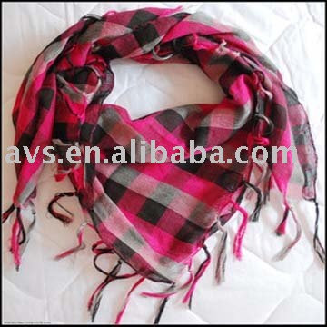 how to tie scarf. dyeing scarf,tartan scarf,tie