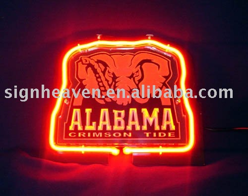 alabama crimson tide pictures. NCAA ALABAMA CRIMSON TIDE NEON