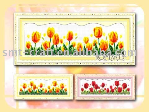 Tulip Flower Picture on About  Orange Tulip Blossom   Cross Stitch Kit Picture On Alibaba Com
