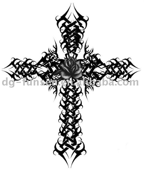 See larger image Cross Transfer Tattoo 1