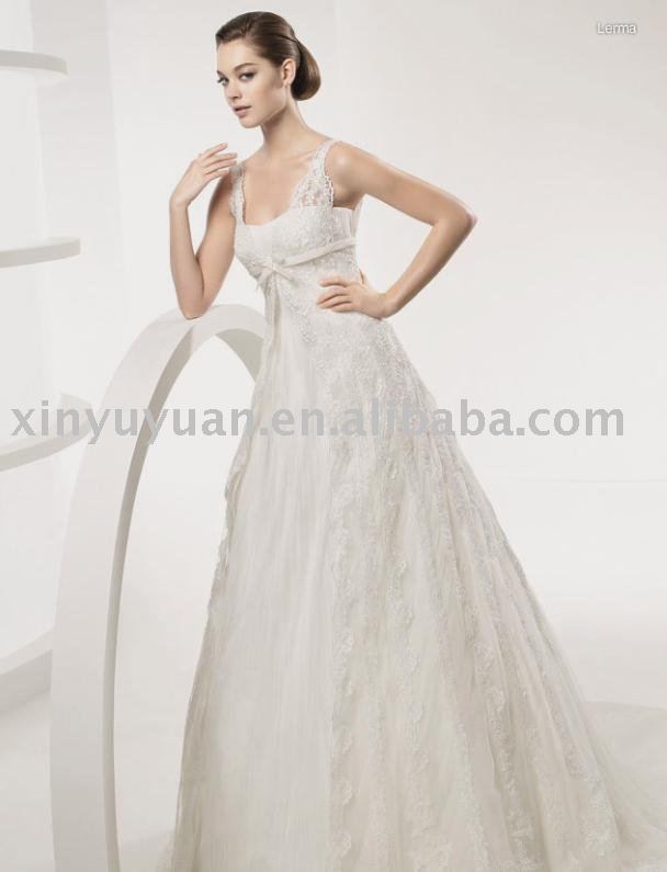 classic lace backless wedding gown in 2010 sweet summer LSW080