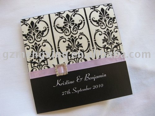 See larger image Classical wedding invitationEA880