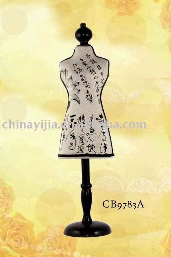 New Fashion Wooden Mannequin Jewelry Holder