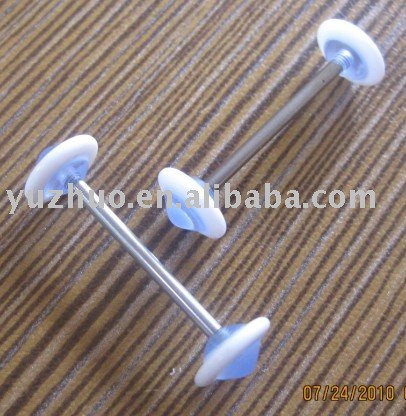 See larger image: Body Piercing Jewelry UV UFO Tongue Barbell