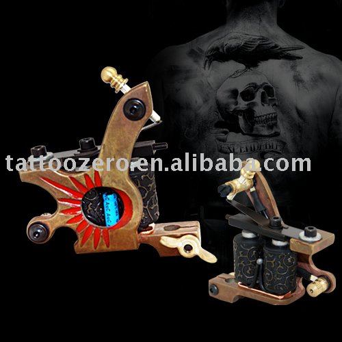 wholesale high quailty old style copper handmade tattoo machine