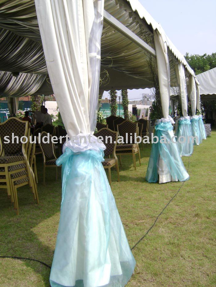 Wedding tent with nice decoration