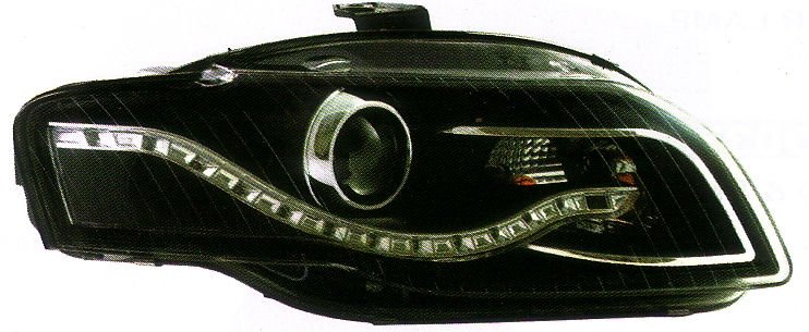 See larger image HEAD LAMP for AUDI A4 B7 BLACK 
