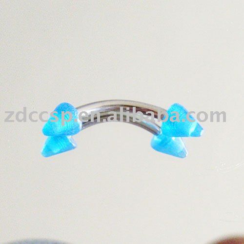 Payment is only released to the supplier after you confirm delivery. Learn more. See larger image: basic acrylic curved eyebrow studs piercing jewelry