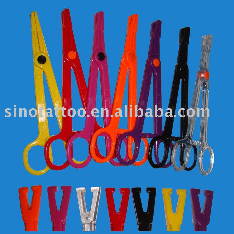See larger image: Plastic Scissor,Body Piercings, disposable tattoo piercing